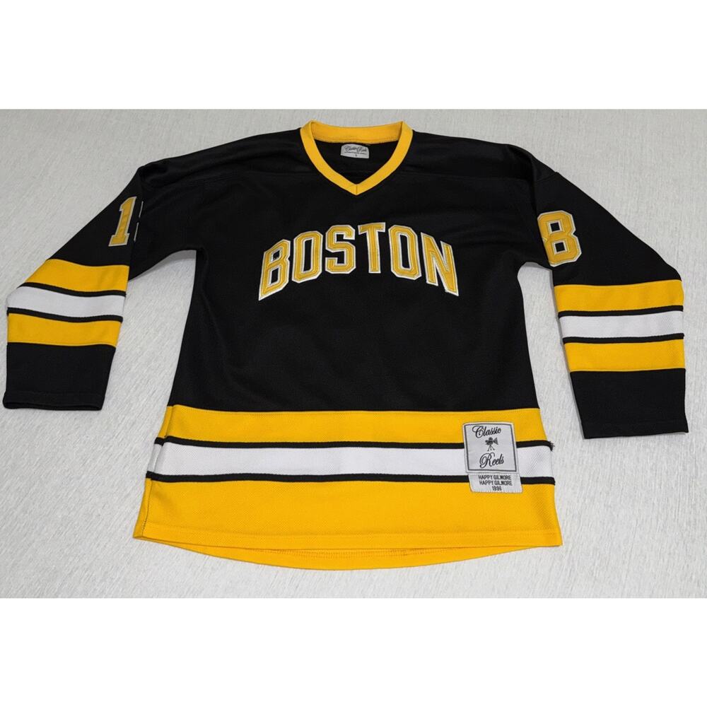 Classic Reels Authentic Movie Jerseys 1996 Happy Gilmore Adam Sandler #18 Small